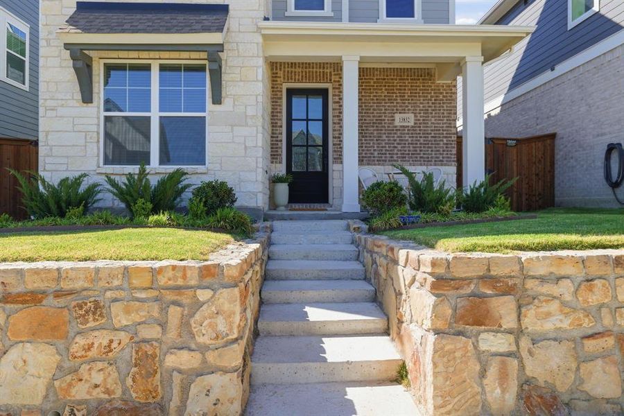 Exterior details and patio area of a home in , Fort Worth (Image 3). Exterior details and patio area of a home in , Fort Worth (Image 3).