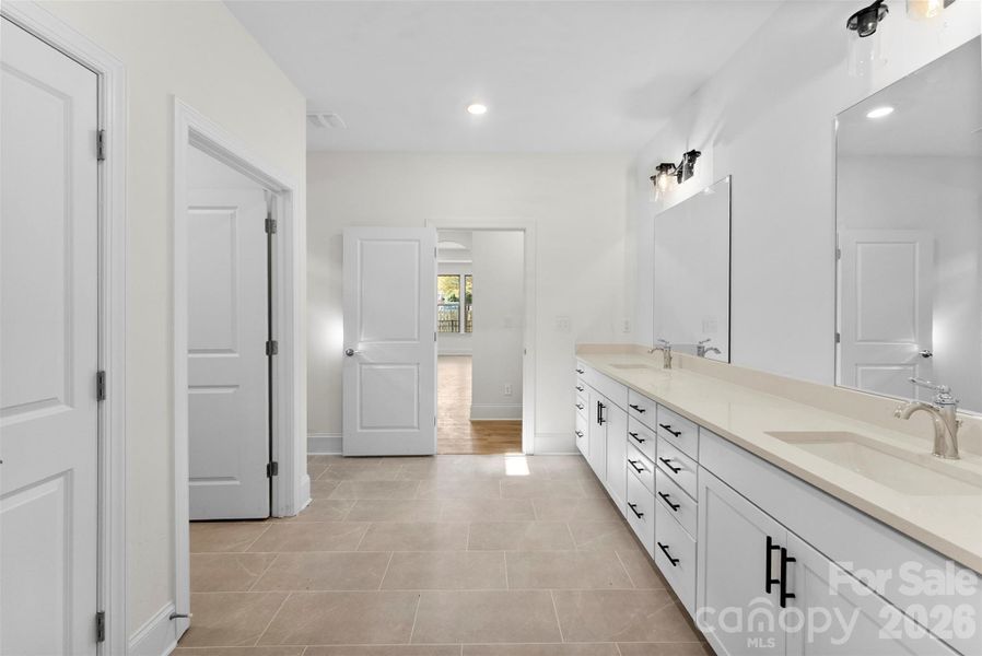 Furnished interior view inside a new home in The Courtyards on New Hope, Gastonia (Image 12).