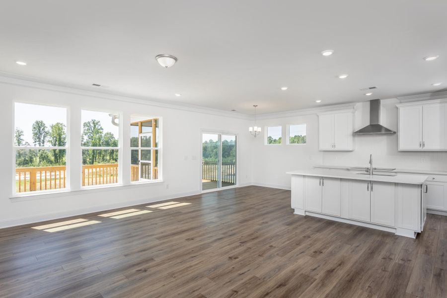 Spacious, unfurnished interior of a new home in Cedar Ridge, Angier (Image 15).