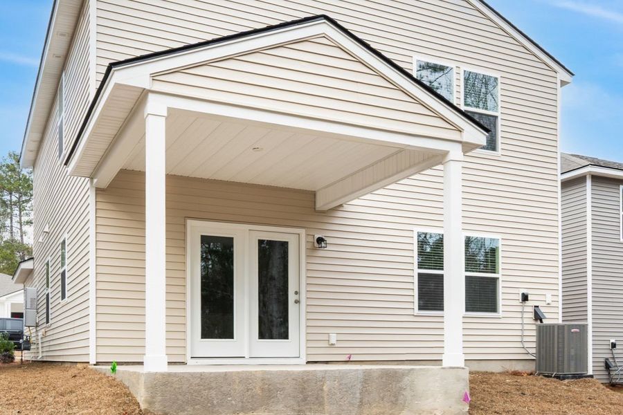 Exterior details and patio area of a home in Grand Arbor, Blythewood (Image 3). Exterior details and patio area of a home in Grand Arbor, Blythewood (Image 3).