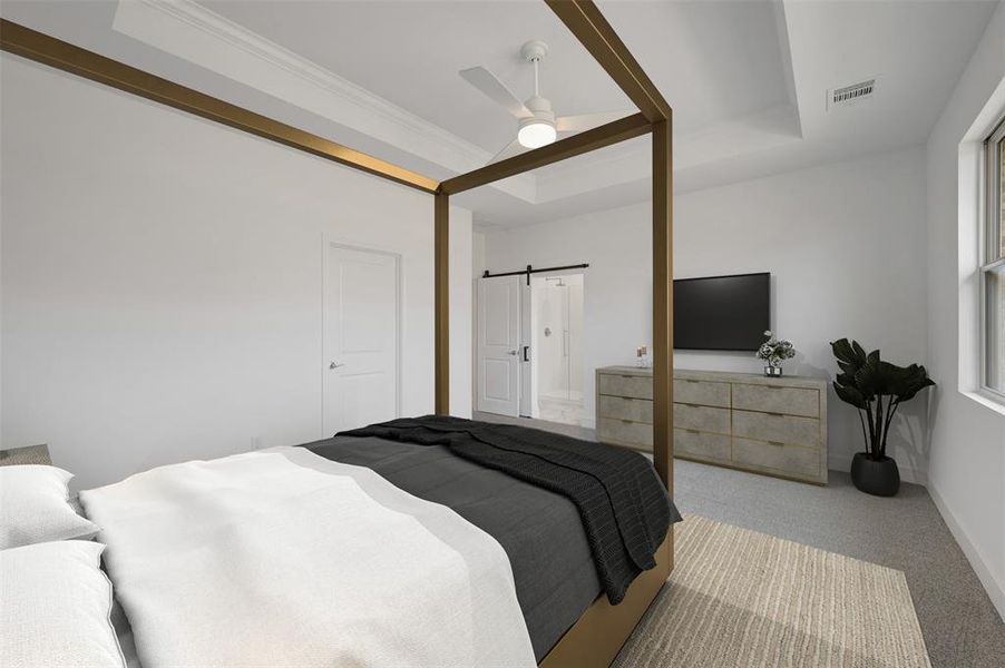 Furnished interior view inside a new home in Gateway Parks, Forney (Image 23).