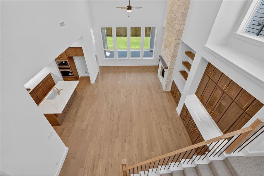 Spacious, unfurnished interior of a new home in Sandbrock Ranch, Aubrey (Image 21). Spacious, unfurnished interior of a new home in Sandbrock Ranch, Aubrey (Image 21).