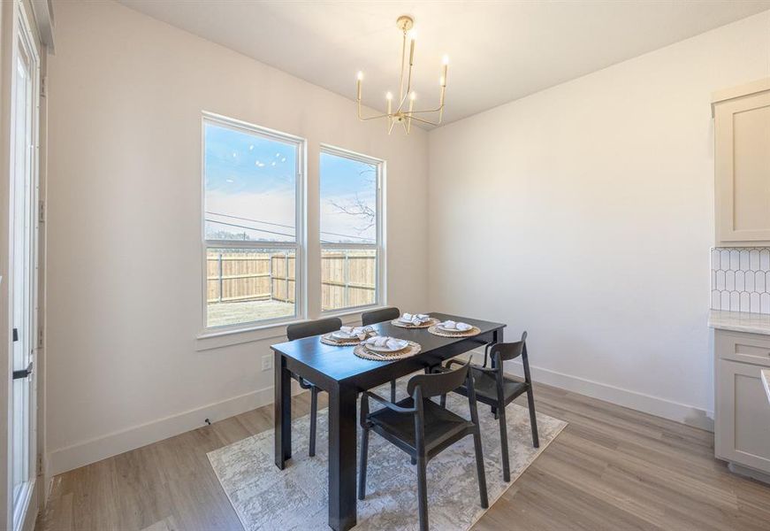 Furnished interior view inside a new home in , Fort Worth (Image 10).