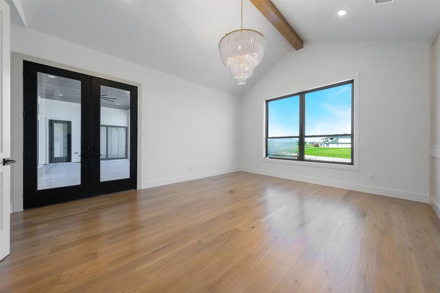 Spacious, unfurnished interior of a new home in The Resort on Eagle Mt. Lake, Fort Worth (Image 24).