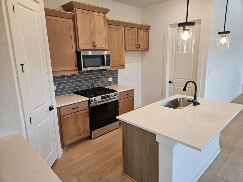 Furnished interior view inside a new home in Estancia West, Manchaca (Image 14). Furnished interior view inside a new home in Estancia West, Manchaca (Image 14).