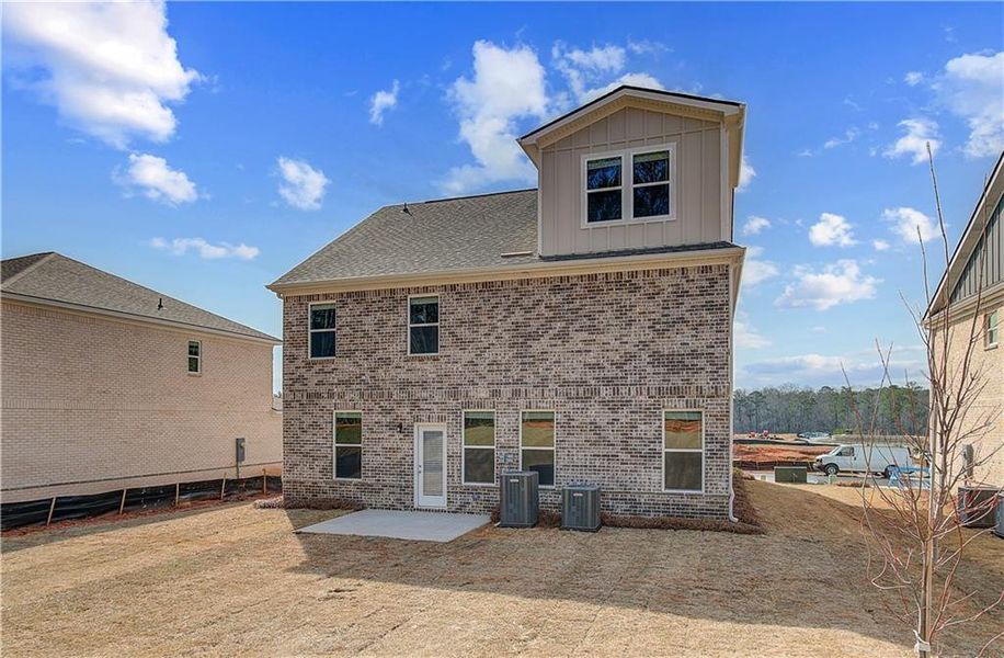 Exterior details and patio area of a home in Bowers Farm, McDonough (Image 17). Exterior details and patio area of a home in Bowers Farm, McDonough (Image 17).