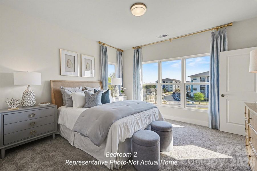 Furnished interior view inside a new home in , Charlotte (Image 15).