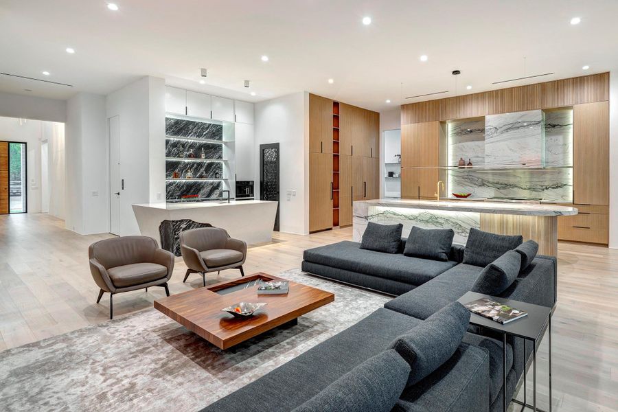 Furnished interior view inside a new home in , Houston (Image 17).