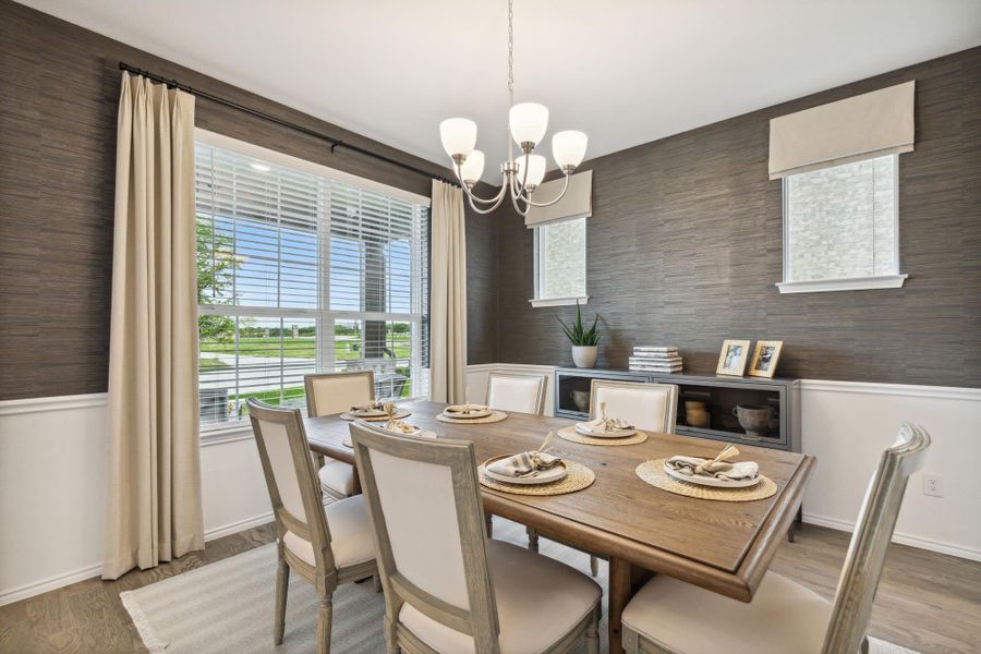 Dining Room | Concept 3106 at Redden Farms - Classic Series in Midlothian, TX by Landsea Homes