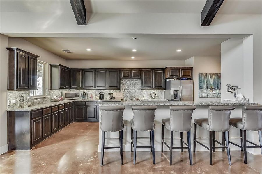 Large kitchen at the community center