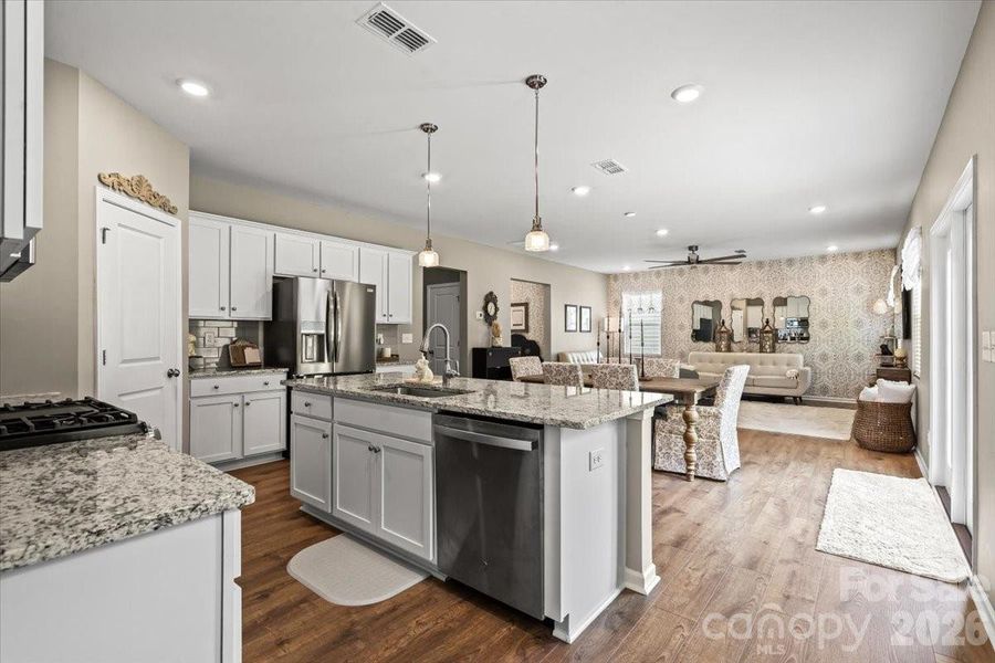 Furnished interior view inside a new home in Sanders Ridge, Troutman (Image 34).