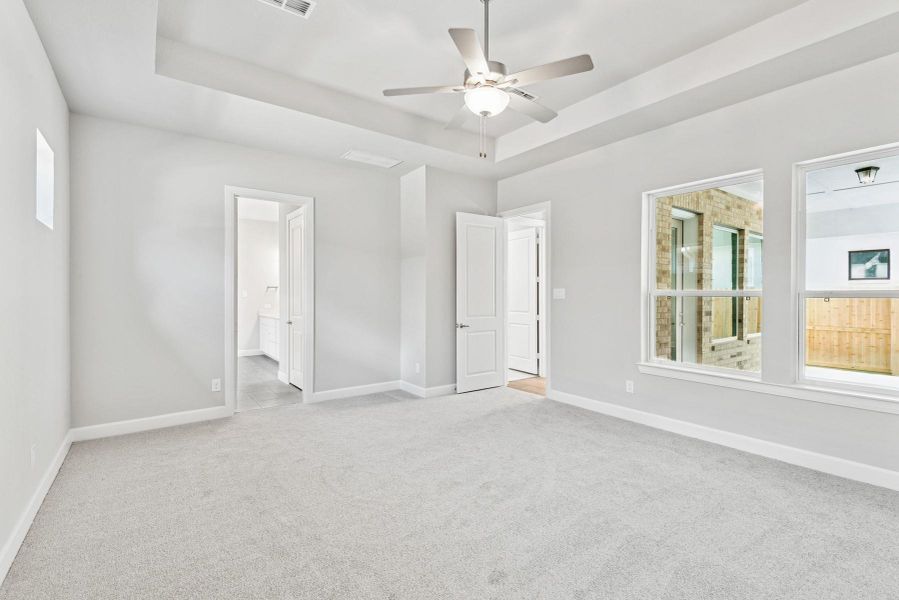 Spacious, unfurnished interior of a new home in Riceland 50’ Alley Load Homesites, Mont Belvieu (Image 9).