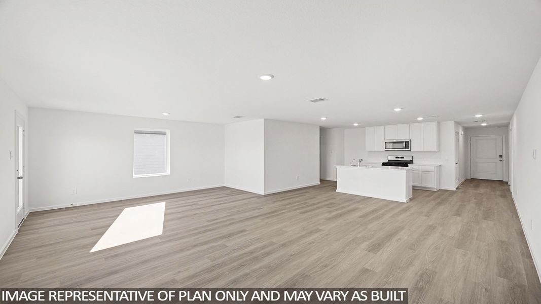 Spacious, unfurnished interior of a new home in New Waverly Station, New Waverly (Image 10).
