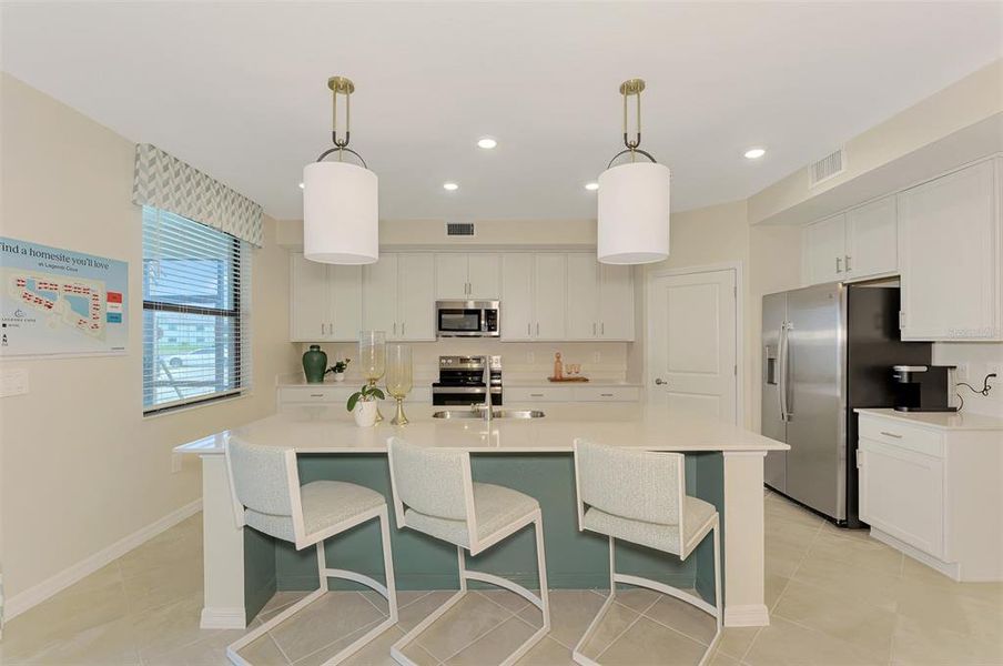 Furnished interior view inside a new home in Legends Cove, Bradenton (Image 15). Furnished interior view inside a new home in Legends Cove, Bradenton (Image 15).
