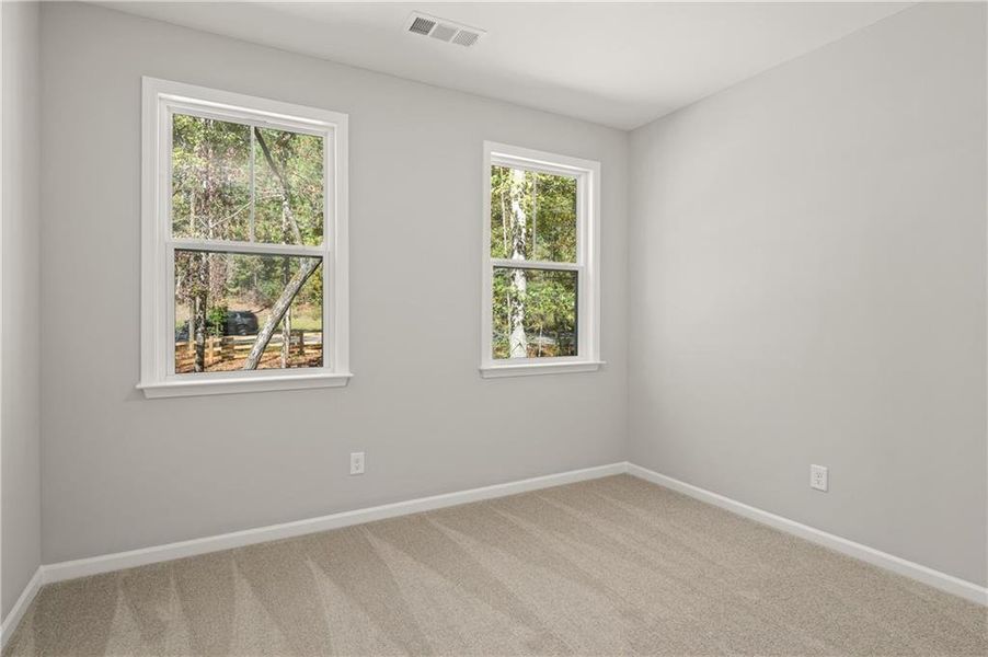 Spacious, unfurnished interior of a new home in Chattahoochee Reserve, Cumming (Image 28). Spacious, unfurnished interior of a new home in Chattahoochee Reserve, Cumming (Image 28).