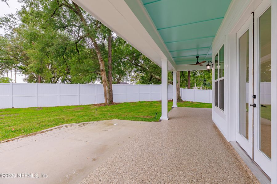 Exterior details and patio area of a home in , Jacksonville (Image 33).