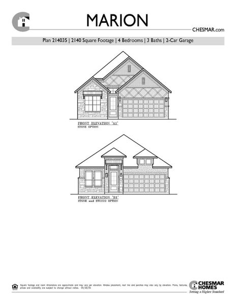 Exterior rendering of this home design in Wildrye 45', Waller, TX (Image 6).