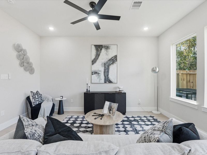 First Floor Living, Kitchen, and Dining