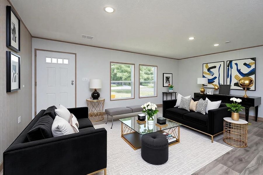 Furnished interior view inside a new home in , Cottageville (Image 10).