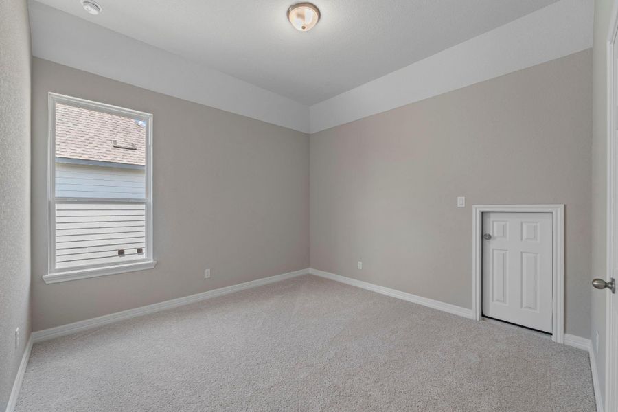 Your secondary bedroom features plush carpet, fresh paint, closet, and a large window that lets in plenty of natural lighting. Your secondary bedroom features plush carpet, fresh paint, closet, and a large window that lets in plenty of natural lighting.