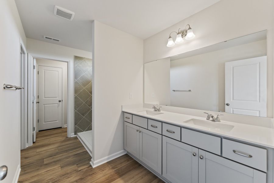 Furnished interior view inside a new home in Richmond Hill, Inman (Image 8). Furnished interior view inside a new home in Richmond Hill, Inman (Image 8).