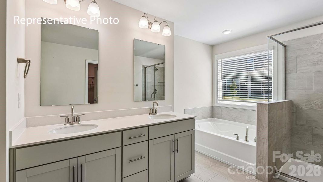 Furnished interior view inside a new home in Avalon of Gastonia, Gastonia (Image 13).