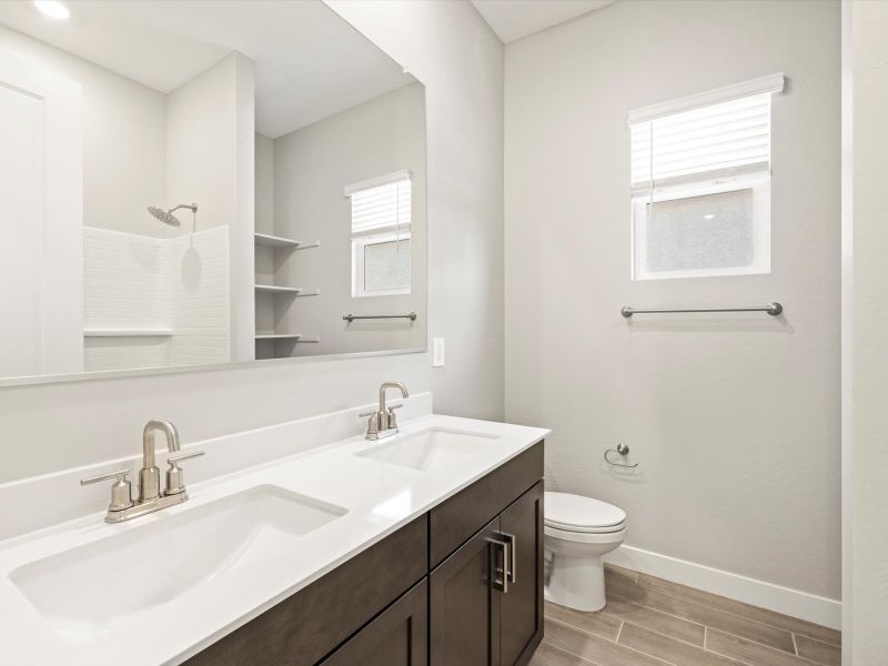 Furnished interior view inside a new home in White Tank Foothills Reserve Series, Waddell (Image 6).