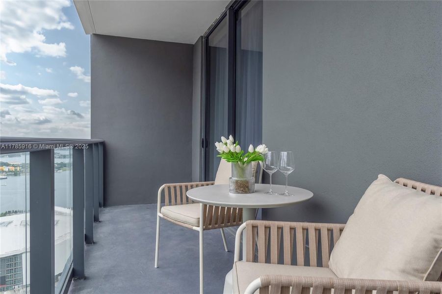 Furnished interior view inside a new home in , Miami (Image 23). Furnished interior view inside a new home in , Miami (Image 23).