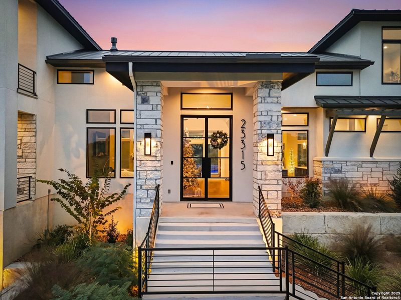 Exterior details and patio area of a home in , San Antonio (Image 36).