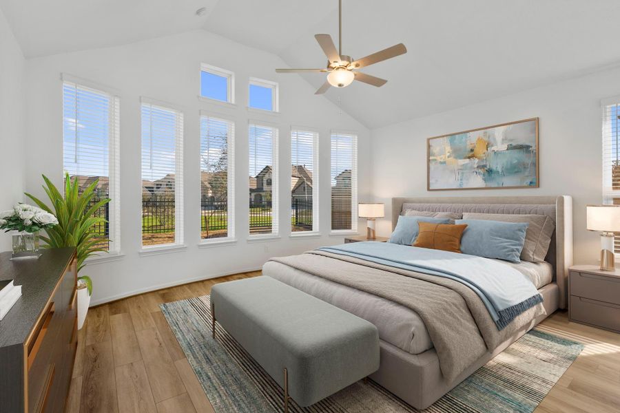 Furnished interior view inside a new home in , Spring (Image 12).