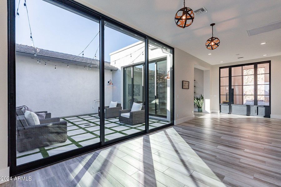 Courtyard and Foyer