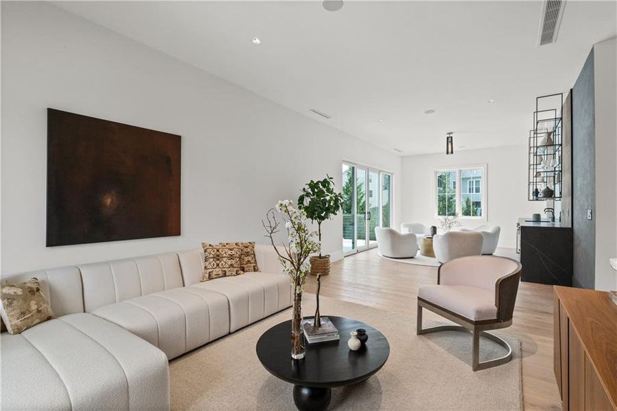 Furnished interior view inside a new home in , Marietta (Image 8).