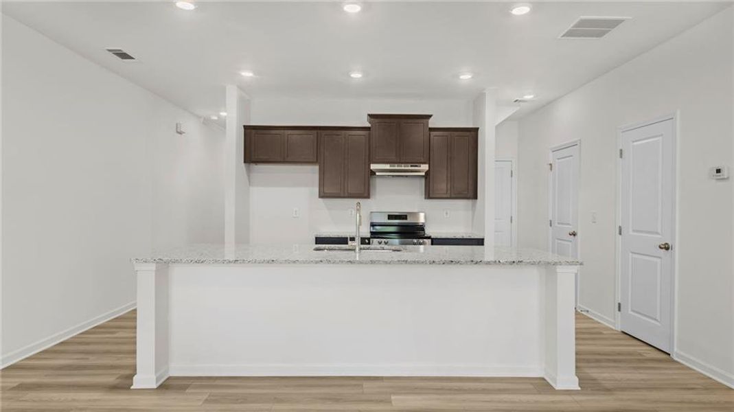 Furnished interior view inside a new home in Owen Preserve, Canton (Image 5).
