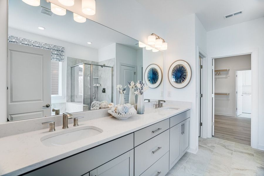 Furnished interior view inside a new home in Silverstone, Knightdale (Image 11).