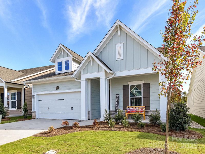 Front exterior of a new home in Encore at Streamside - Classic Series, Waxhaw, NC, highlighting curb appeal (Image 25).