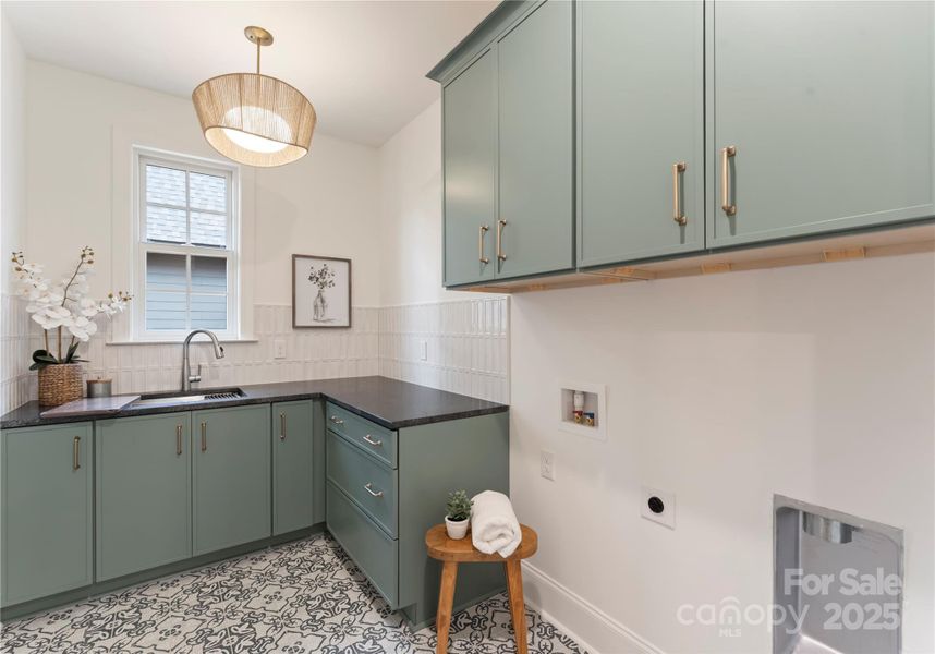 Furnished interior view inside a new home in , Charlotte (Image 32).