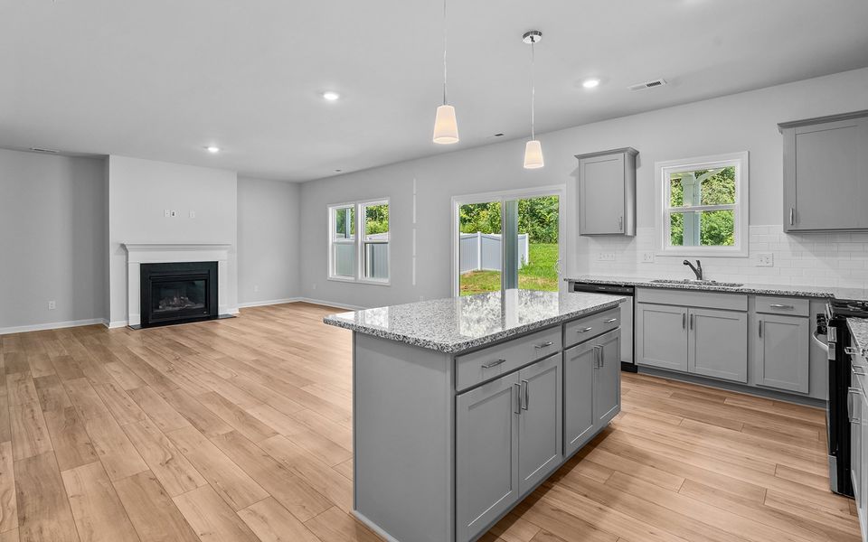 Furnished interior view inside a new home in Hanes Lake, Winston-Salem (Image 16). Furnished interior view inside a new home in Hanes Lake, Winston-Salem (Image 16).