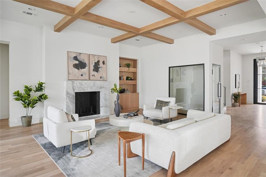 Furnished interior view inside a new home in , Dallas (Image 28). Furnished interior view inside a new home in , Dallas (Image 28).