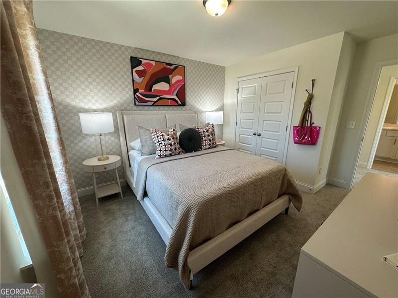 Furnished interior view inside a new home in Mulberry Summit, Flowery Branch (Image 8). Furnished interior view inside a new home in Mulberry Summit, Flowery Branch (Image 8).