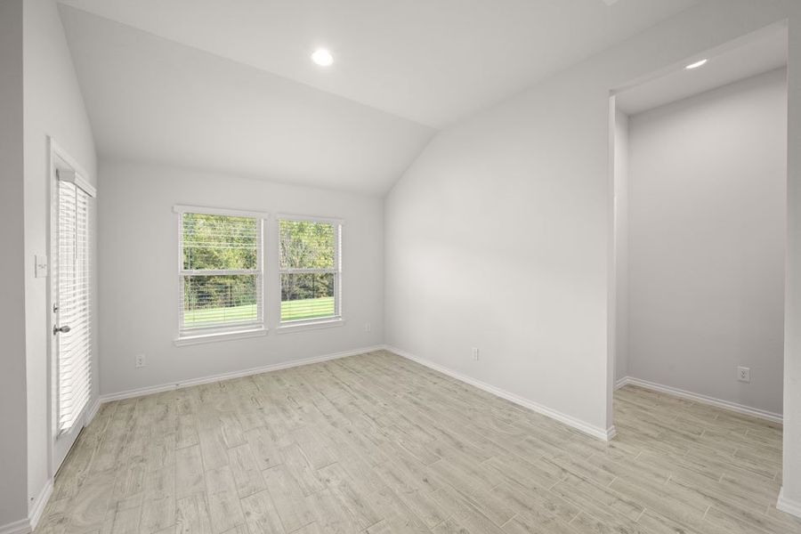 Front exterior of a new home in Mountain Valley, Burleson, TX, highlighting curb appeal (Image 15). Front exterior of a new home in Mountain Valley, Burleson, TX, highlighting curb appeal (Image 15).