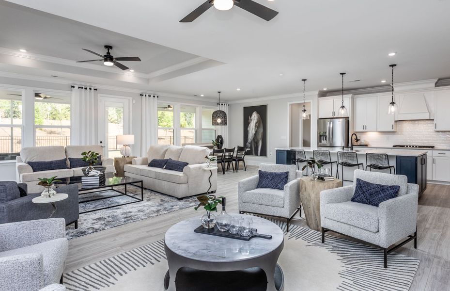 Representative furnished interior of a home built from the Renown by Del Webb in Del Webb at Chatham Park, Pittsboro (Image 27).