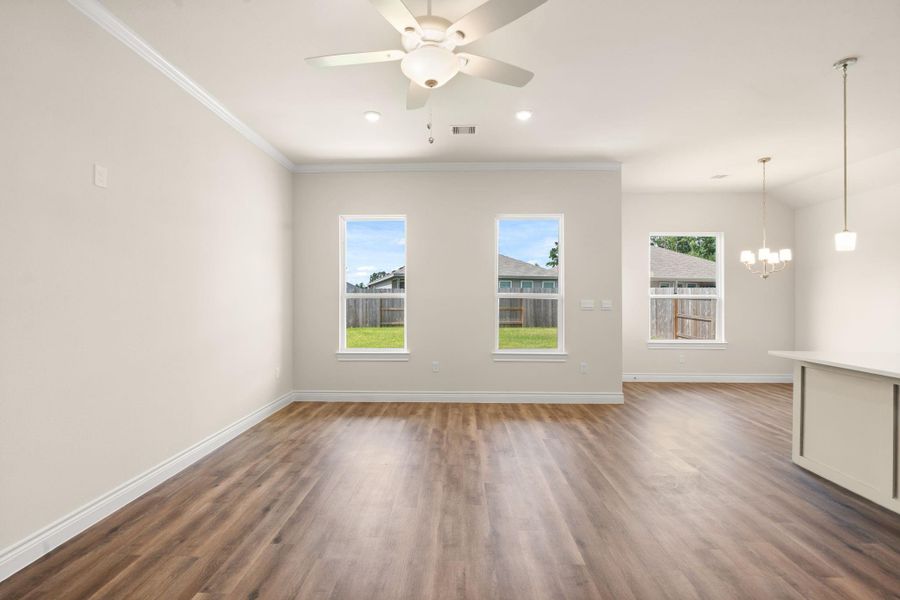 Spacious, unfurnished interior of a new home in Grand Oaks Reserve, Cleveland (Image 26). Spacious, unfurnished interior of a new home in Grand Oaks Reserve, Cleveland (Image 26).