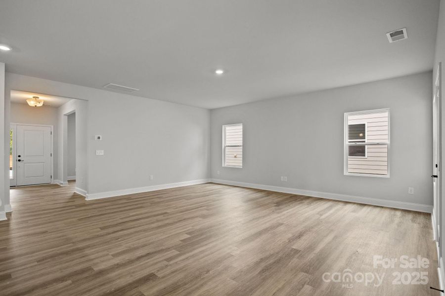 Living LVP throughout the entire first floor