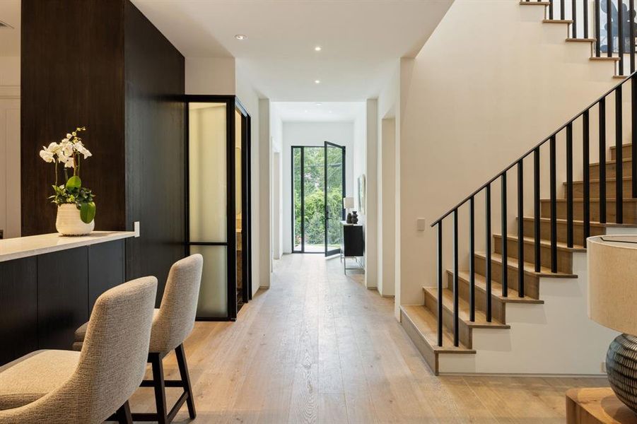 Furnished interior view inside a new home in , Dallas (Image 9).
