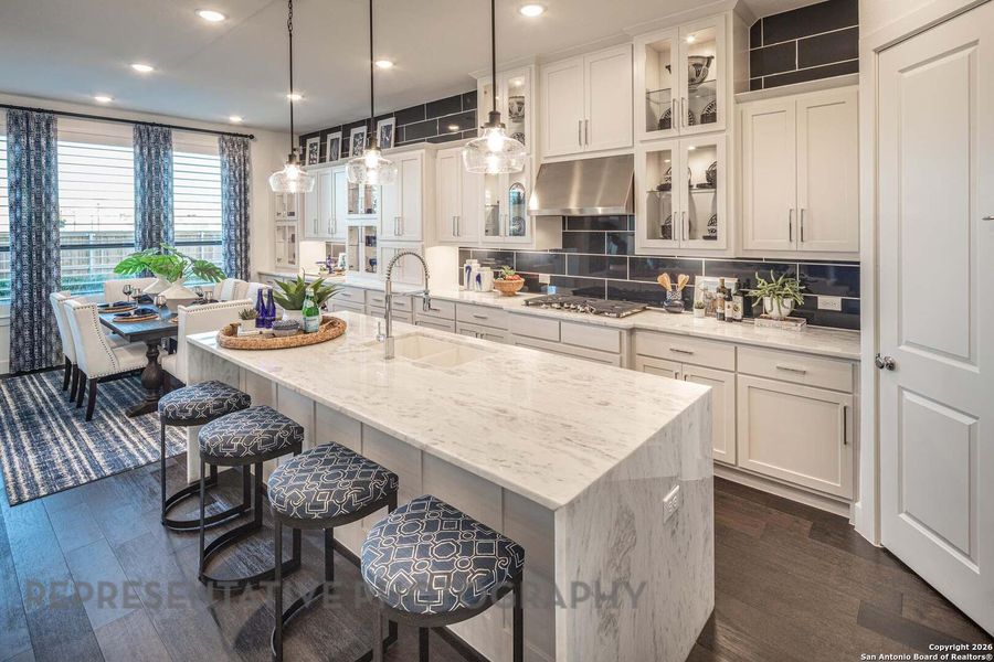 Furnished interior view inside a new home in Briggs Ranch, San Antonio (Image 6).