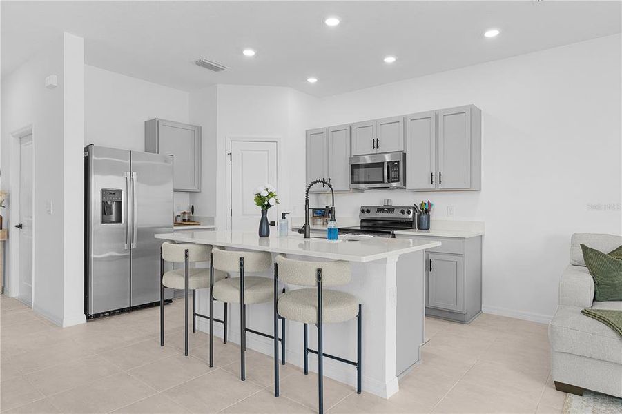 Furnished interior view inside a new home in Waterstone, Groveland (Image 12).