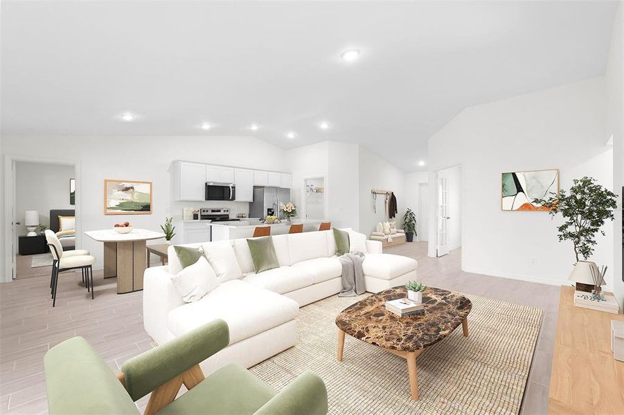 Furnished interior view inside a new home in , Port Charlotte (Image 7).