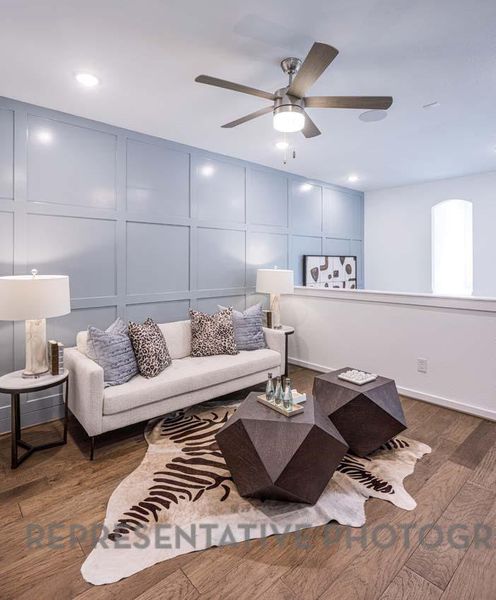 Furnished interior view inside a new home in , Cypress (Image 27).