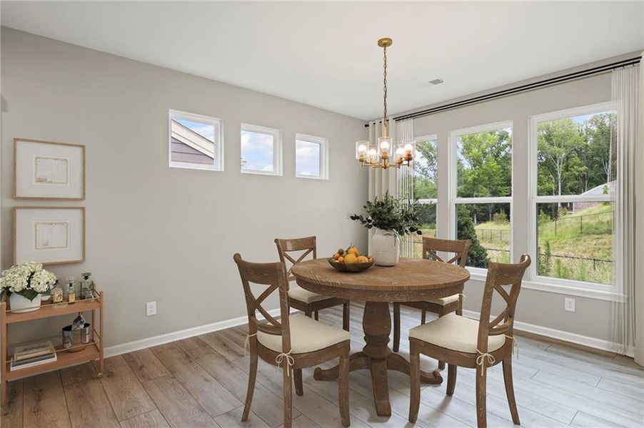 Furnished interior view inside a new home in Laurel Farms, Dallas (Image 7). Furnished interior view inside a new home in Laurel Farms, Dallas (Image 7).