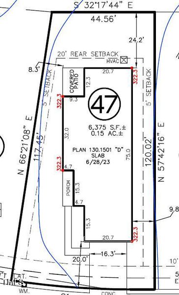 lot 47 TP plot plan